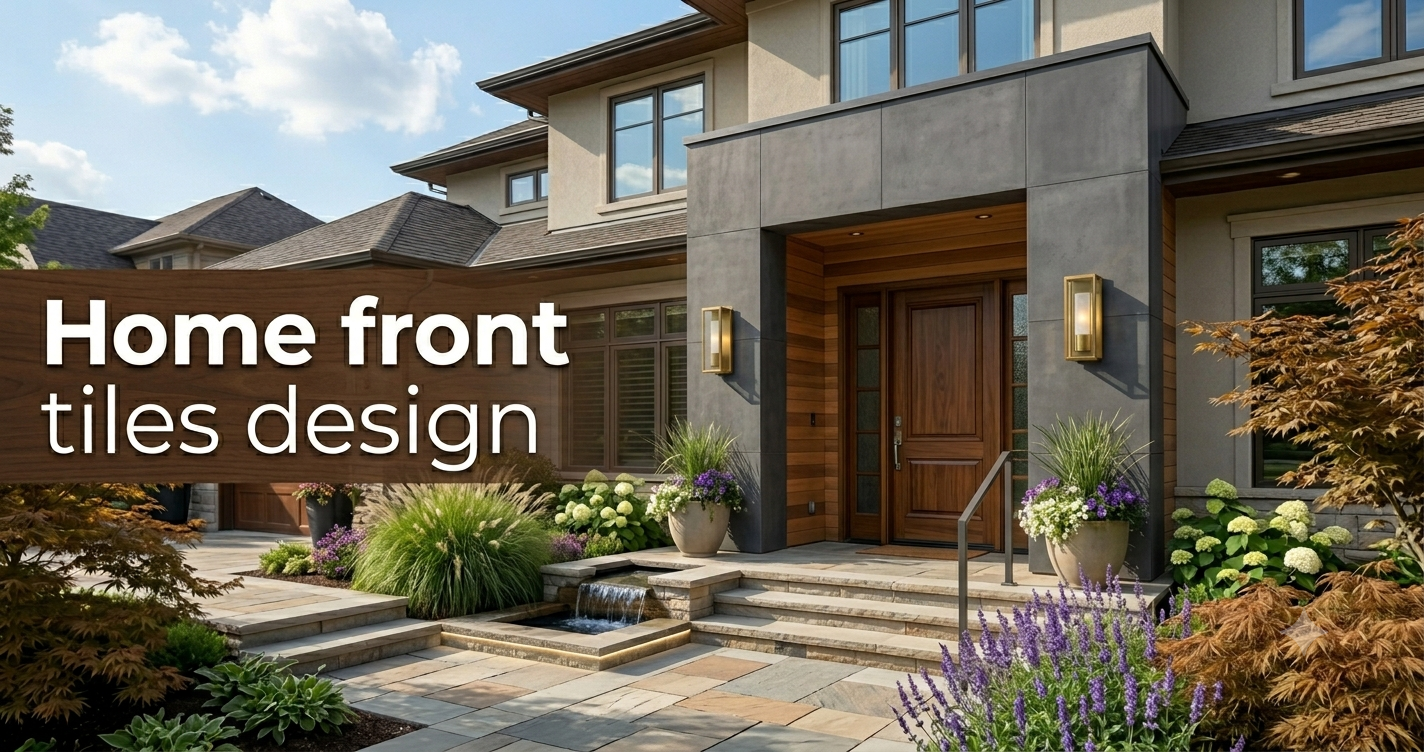 Home front tiles Design
