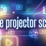 Home projector screen