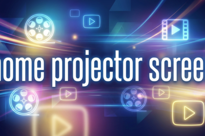 Home projector screen