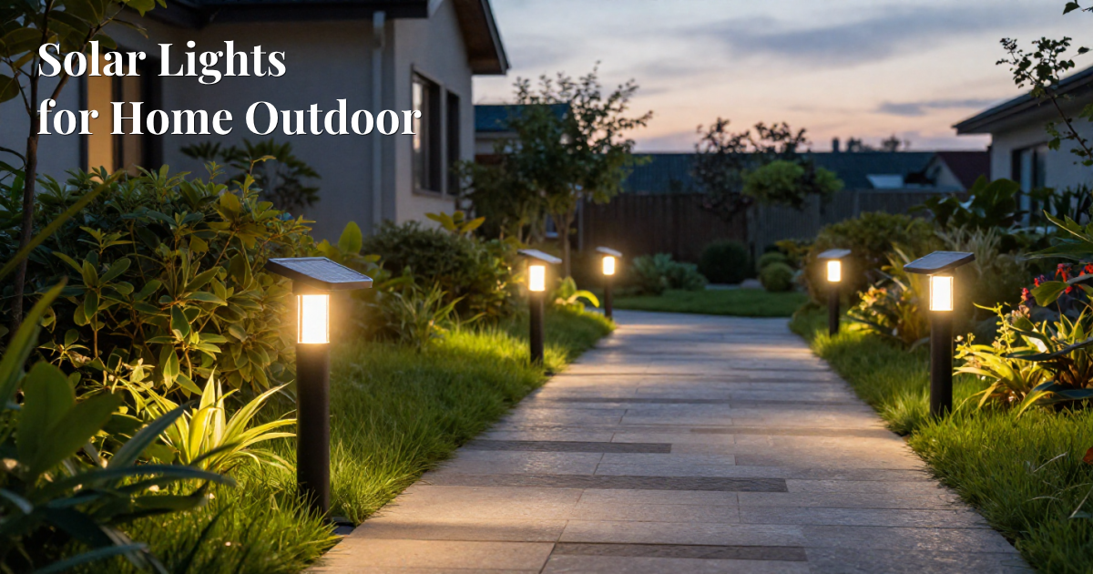 Solar Lights for Home Outdoor