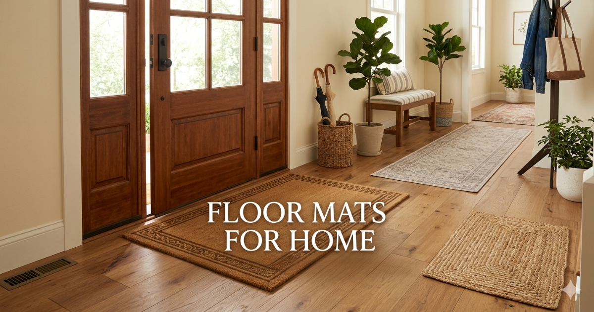 Floor mats for home