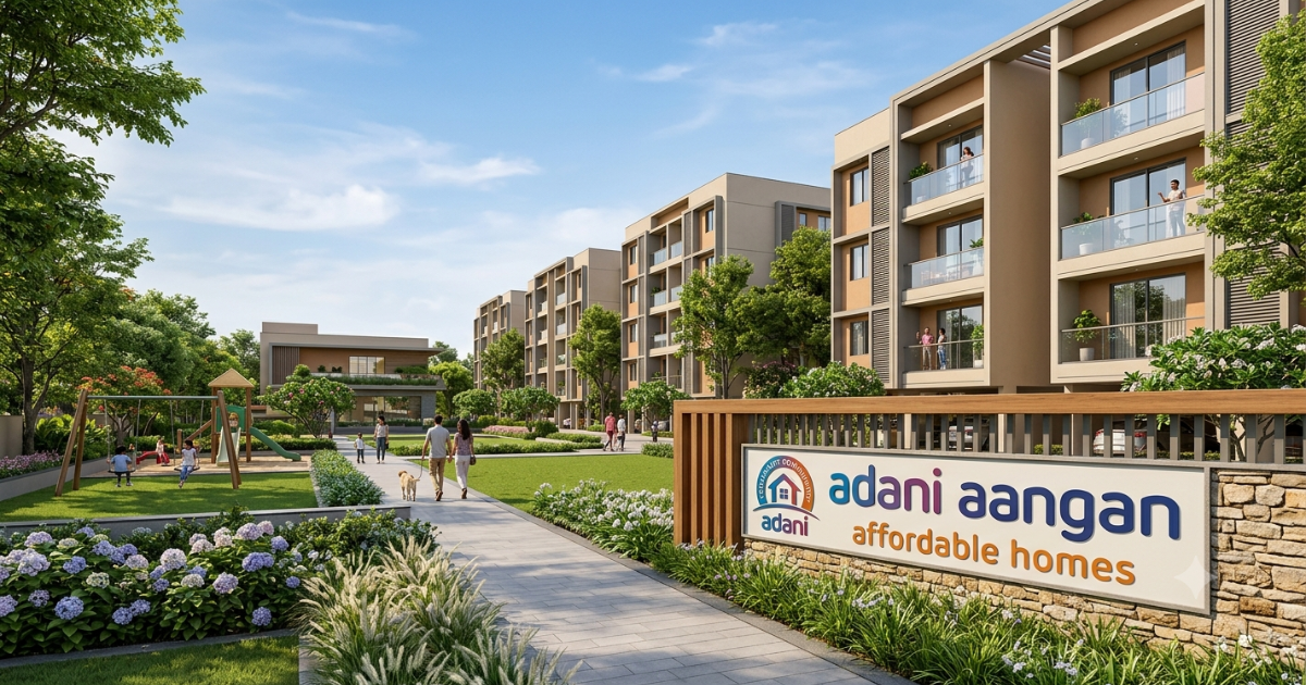 Adani Aangan affordable homes for comfort and peace.