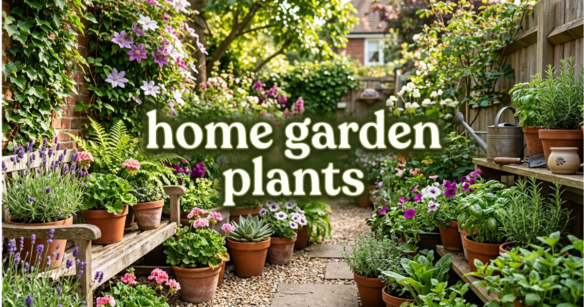 Home Garden plants