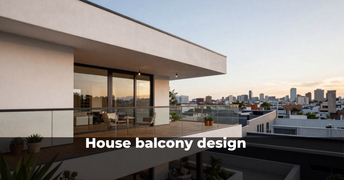 house balcony design
