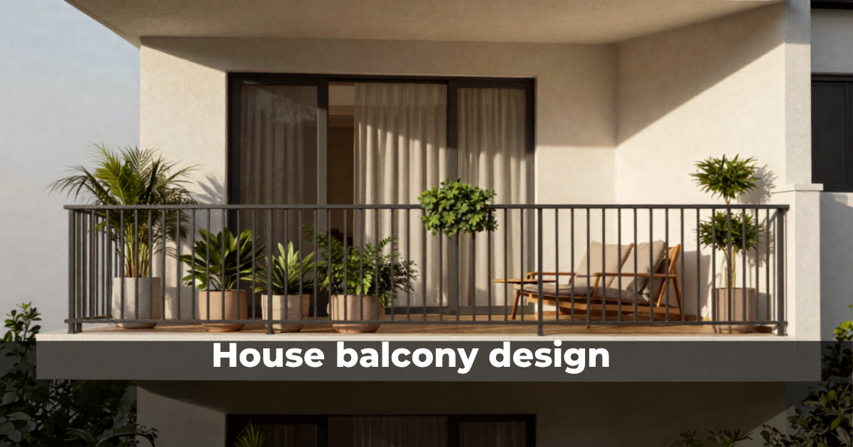 house balcony design