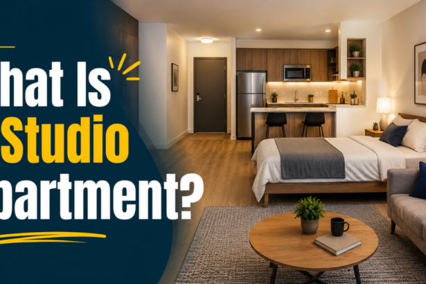 What is a studio apartment layout floor plan India