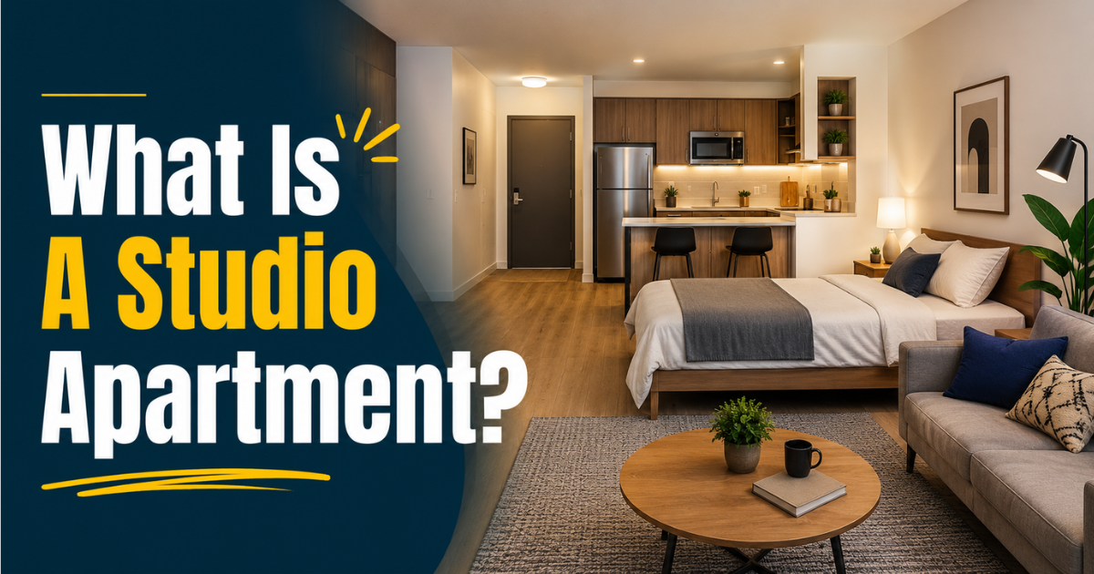 What is a studio apartment layout floor plan India