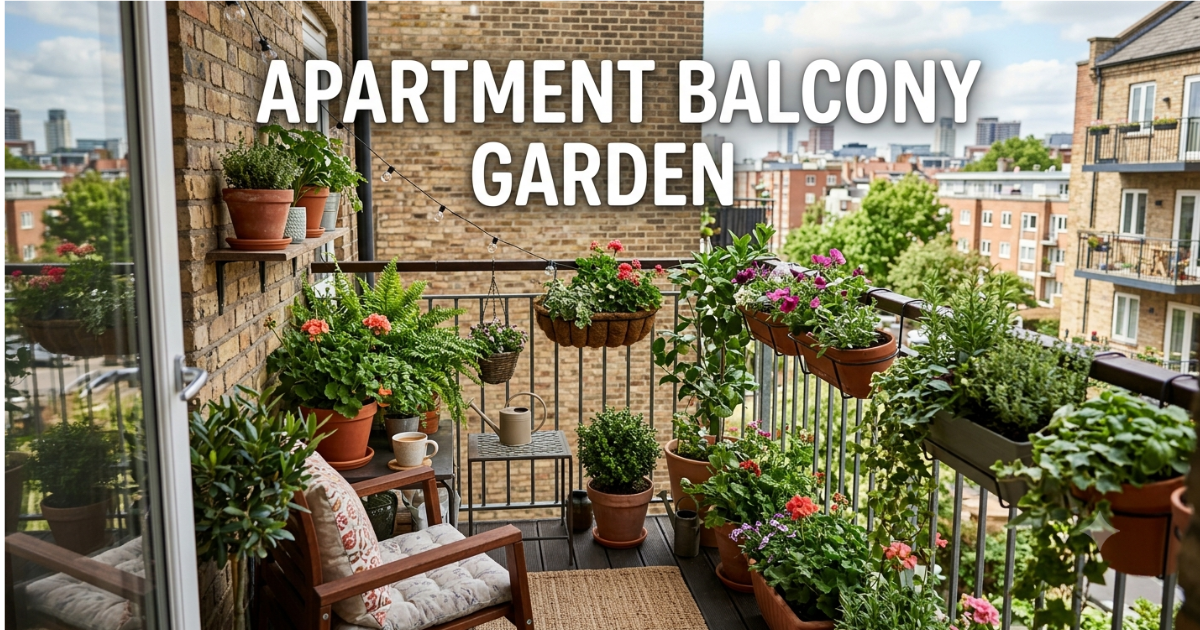 apartment balcony garden for perfection