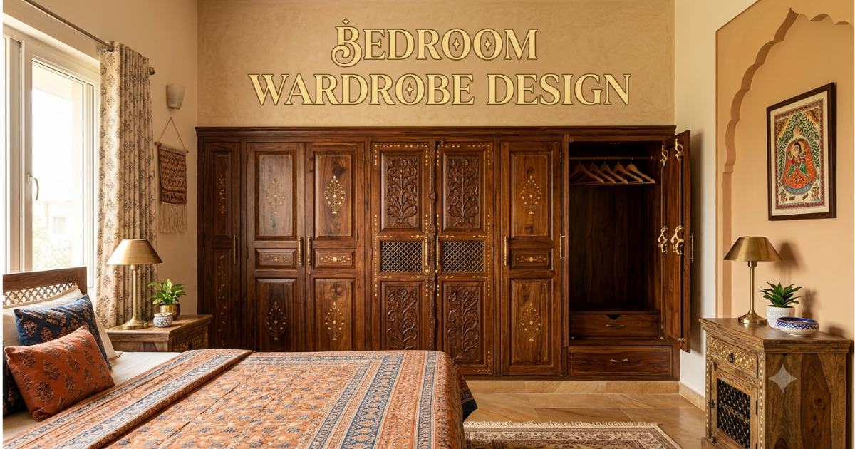 Stylish bedroom wardrobe design