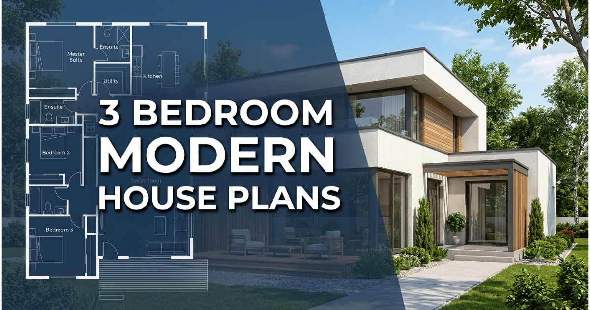 3 bedroom modern house plans a smart balance