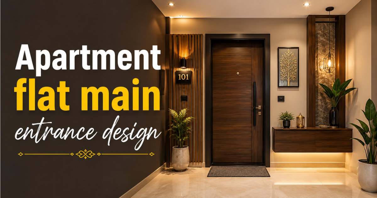 apartment flat main entrance design for beauty