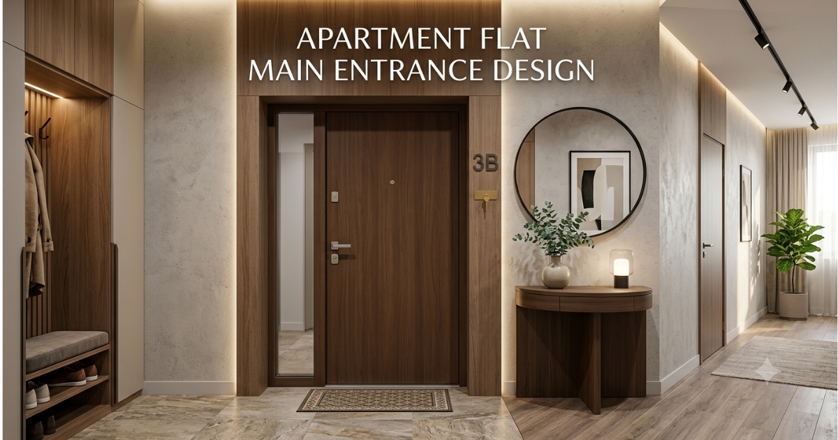 apartment flat main entrance design for nice look