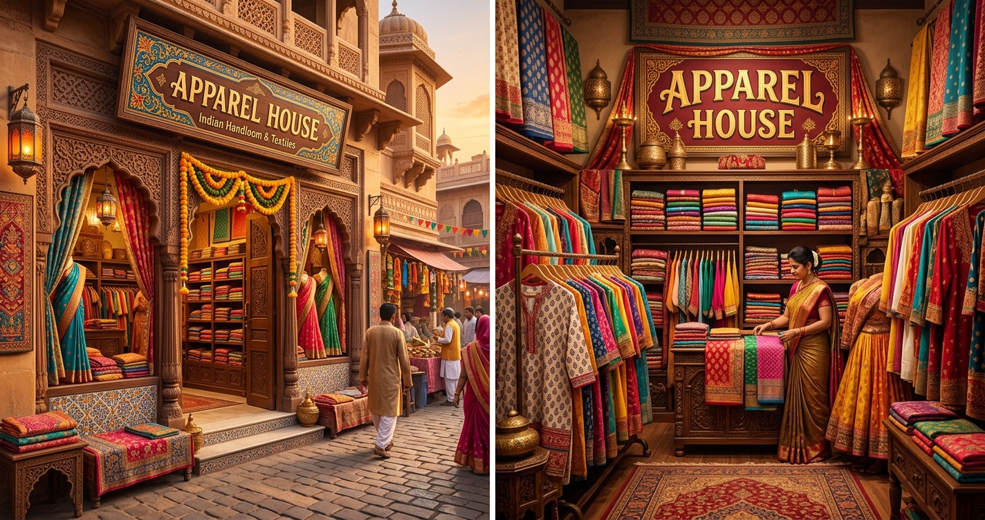 apparel house for exhibitions