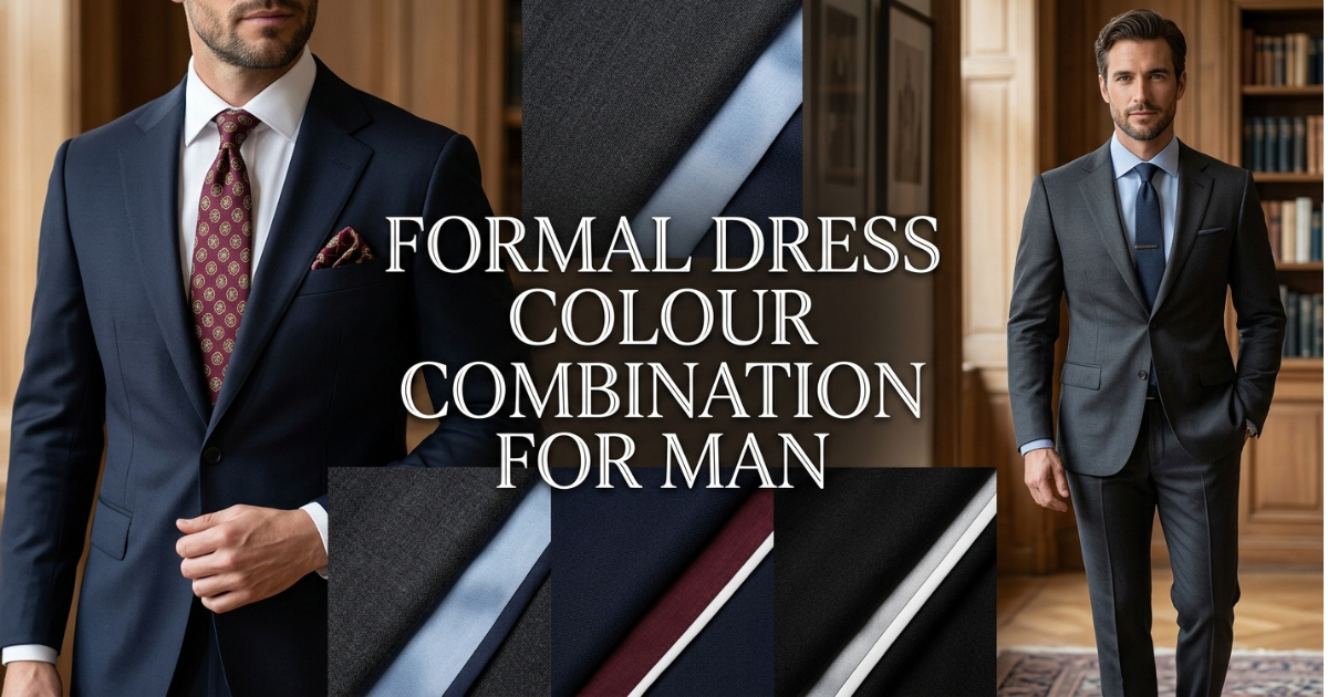 formal dress colour combination for man for pairing of shades