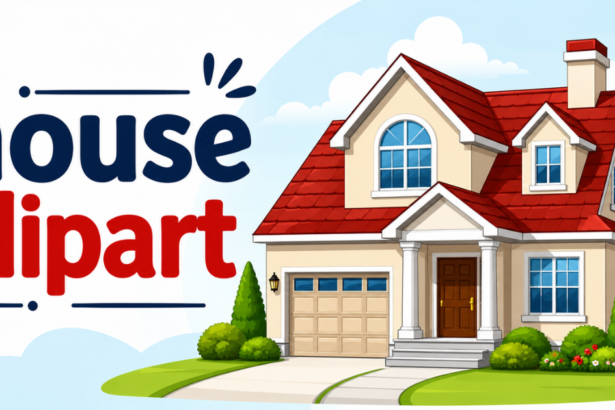 Beautiful house clipart