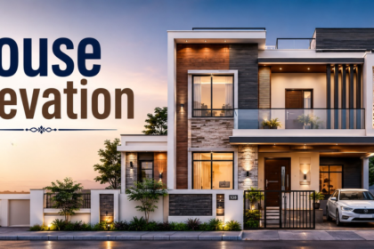 house elevation show drawing style