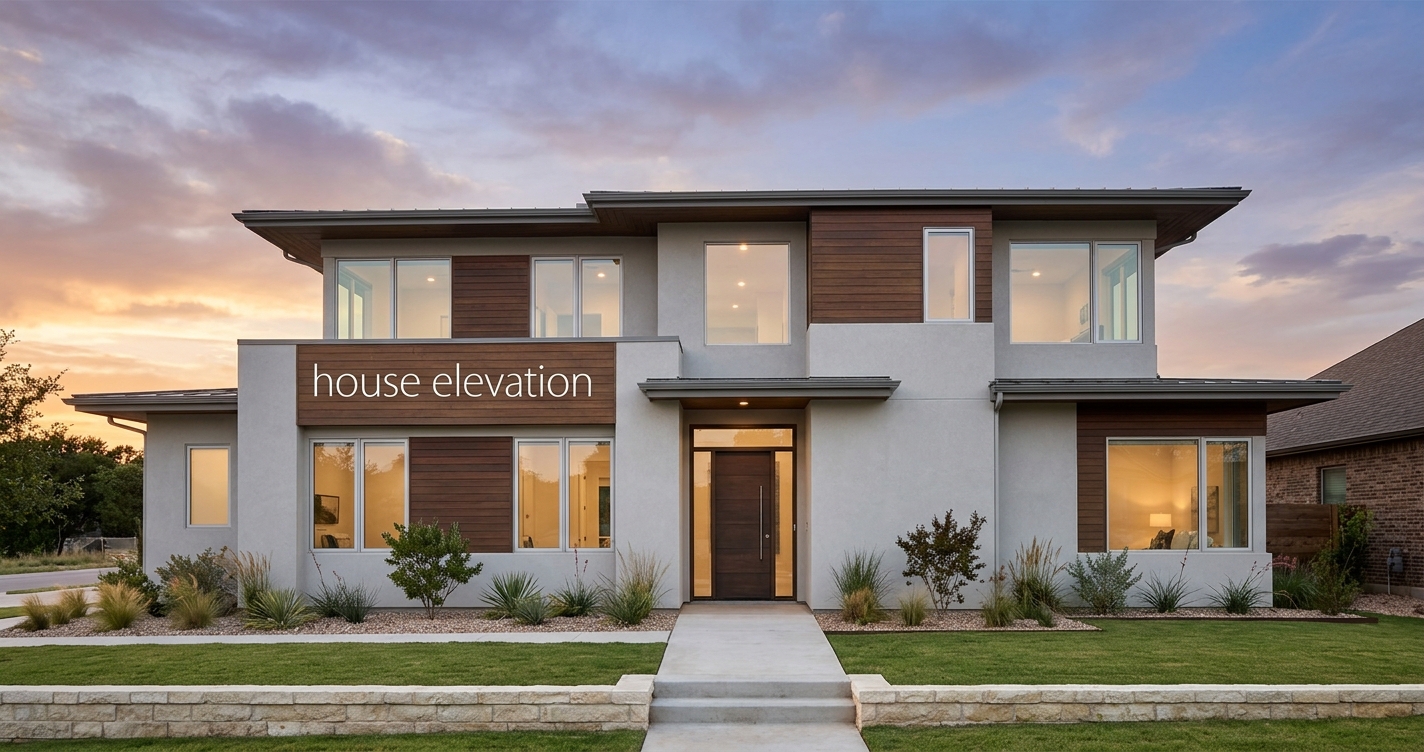 house elevation shapes home looks