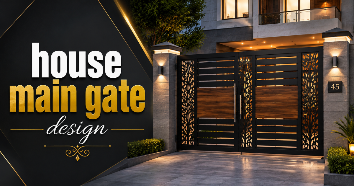 house main gate design for security