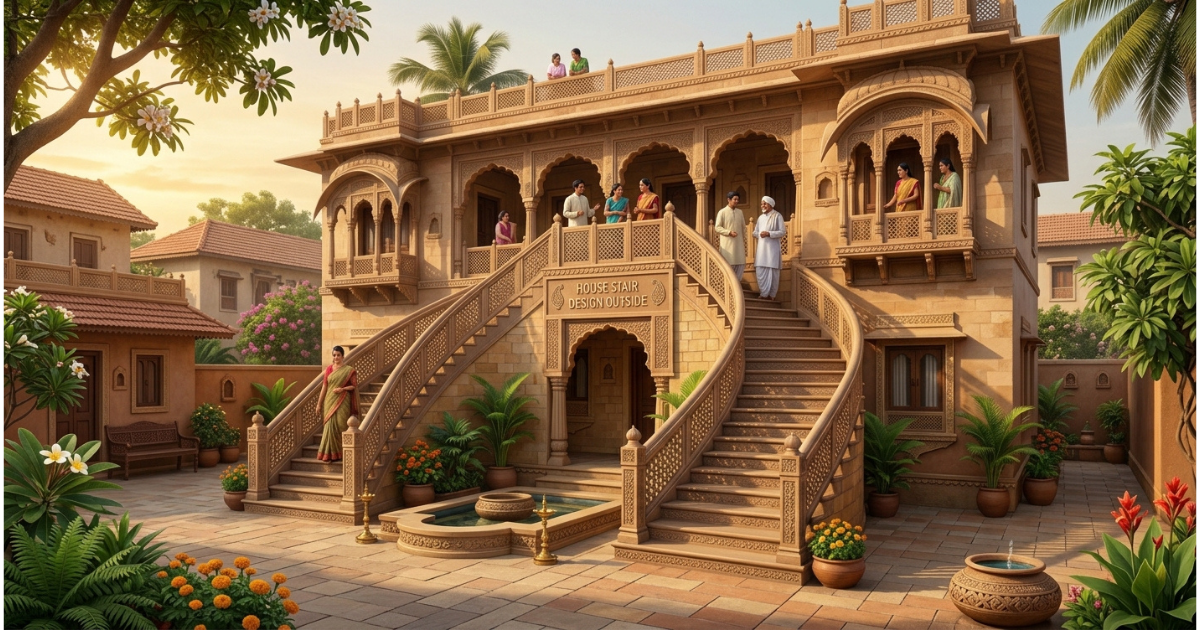 house stair design outside first impression of your home