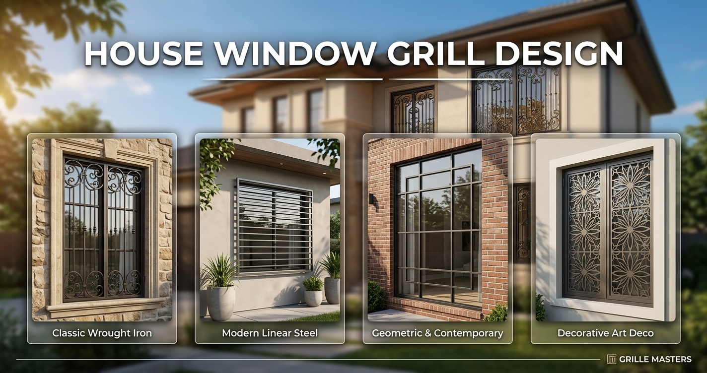 house window grill design for smart homes