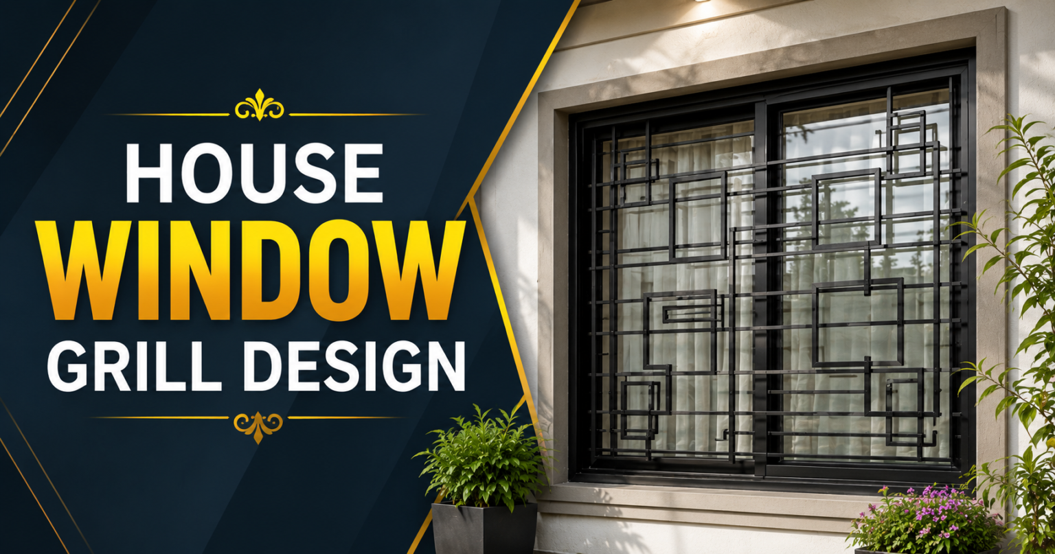 house window grill design for nice look