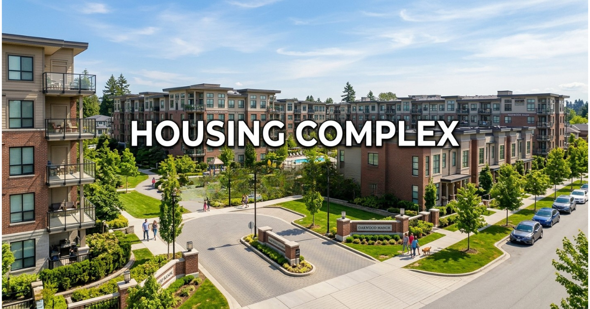 housing complex shared amenities