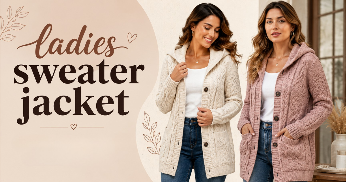 ladies sweater jacket for style