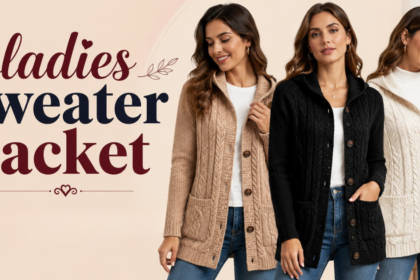 ladies sweater jacket with different color