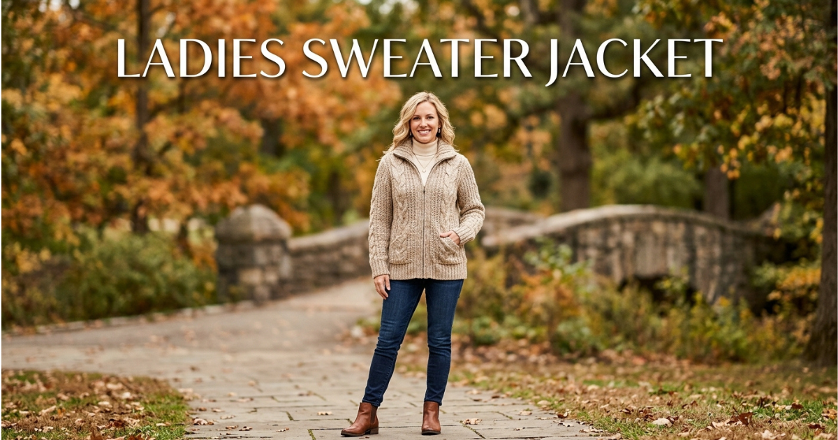 ladies sweater jacket for comfort
