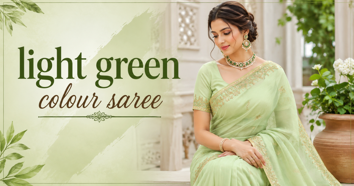 light green colour saree covers fabric