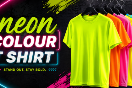 Glowing neon colour t shirt