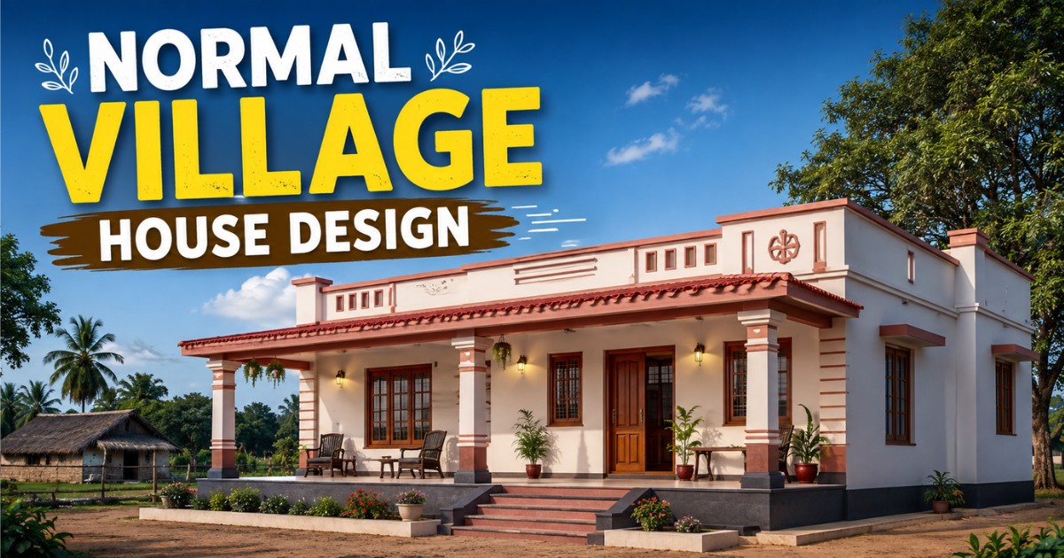 normal village house design offer brightness