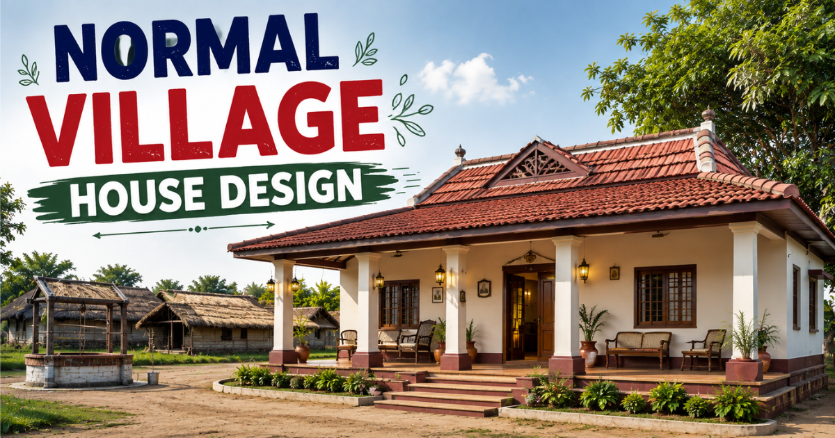 normal village house design offer comfort