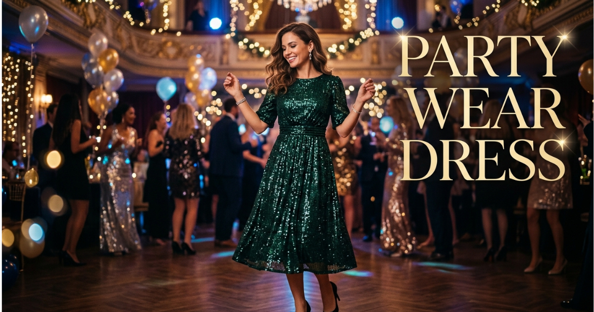 party wear dresses with nice fabric