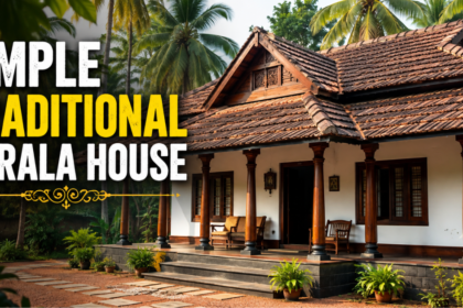 simple traditional Kerala house with natural material