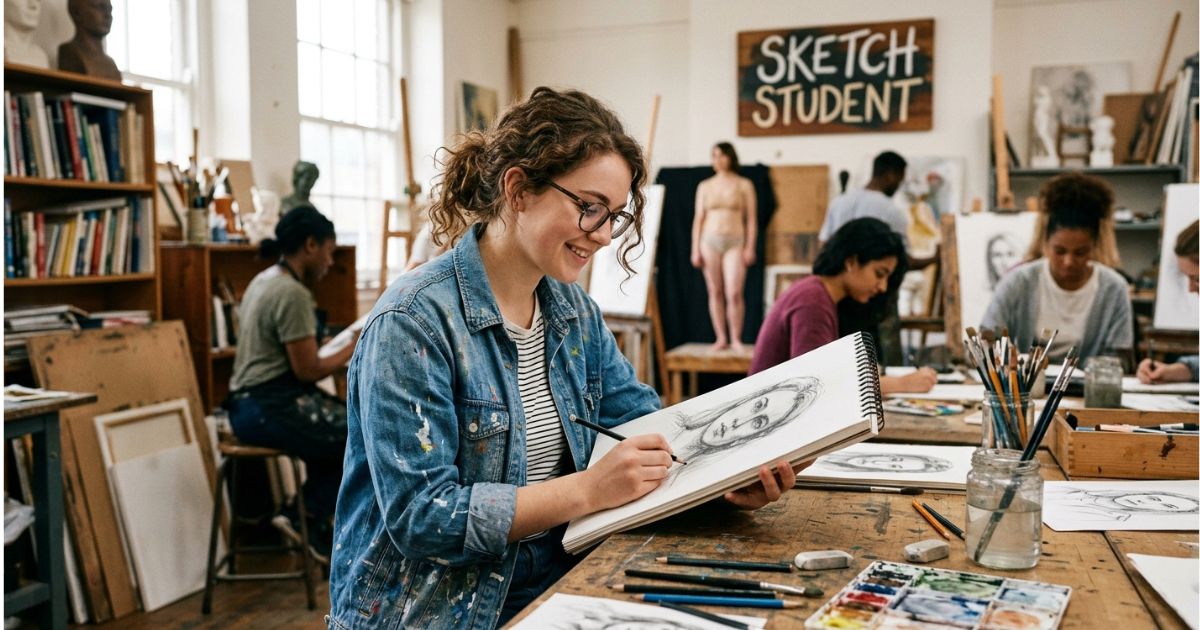 sketch student for students