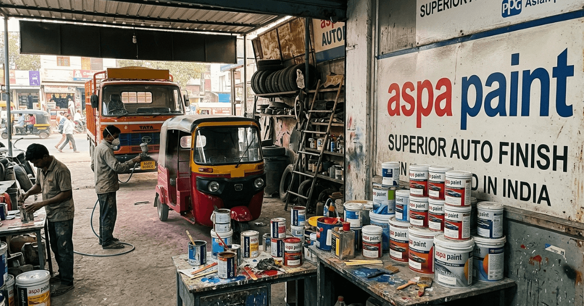 Premium Aspa paint delivers smooth, durable, vibrant finish