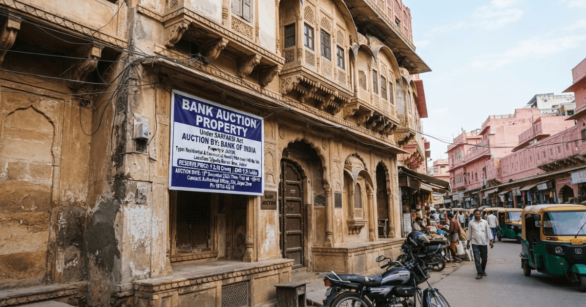 Bank Auction Property in Jaipur – Best Deals Available