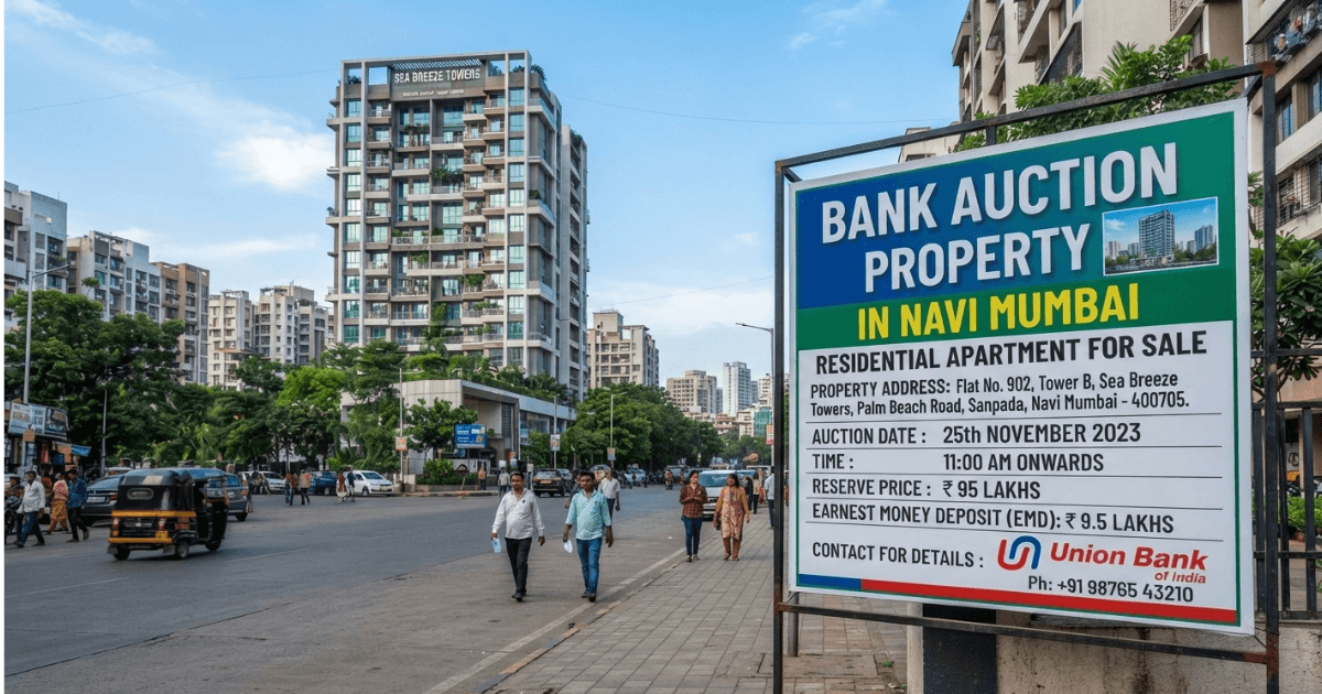 Residential bank auction property available in Navi Mumbai