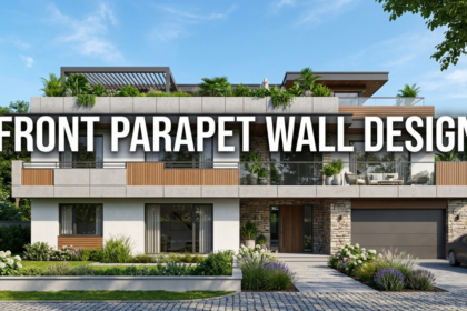 front parapet wall design for beautiful appearance