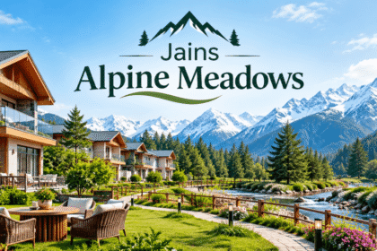 Jains Alpine Meadows lush green hills surrounded valley