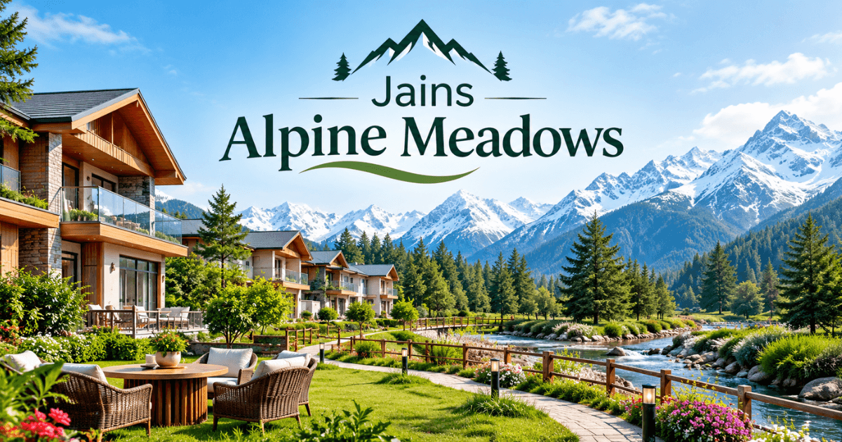 Jains Alpine Meadows lush green hills surrounded valley