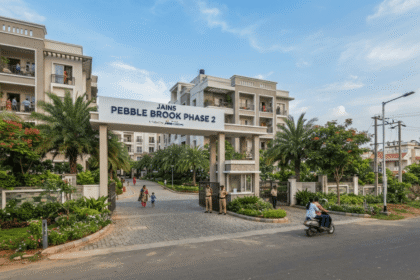 Jains Pebble Brook Phase 2 spacious 2 BHK living room interior