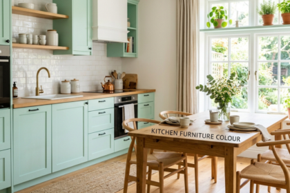 kitchen furniture colour shapes the kitchen