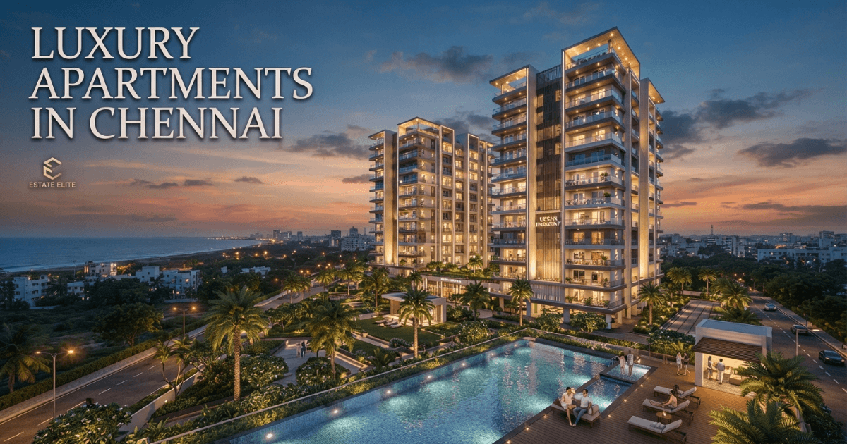 Luxury Apartments in Chennai with modern skyline views