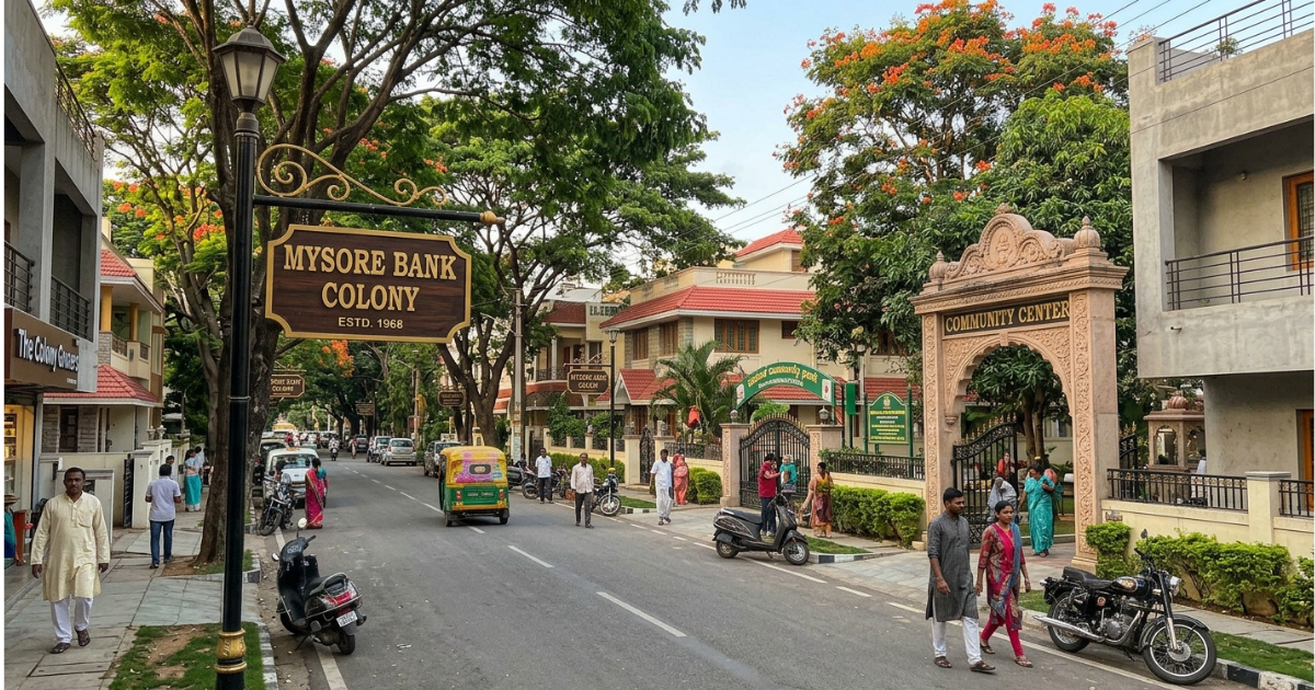 mysore bank colony a well-connected lifestyle