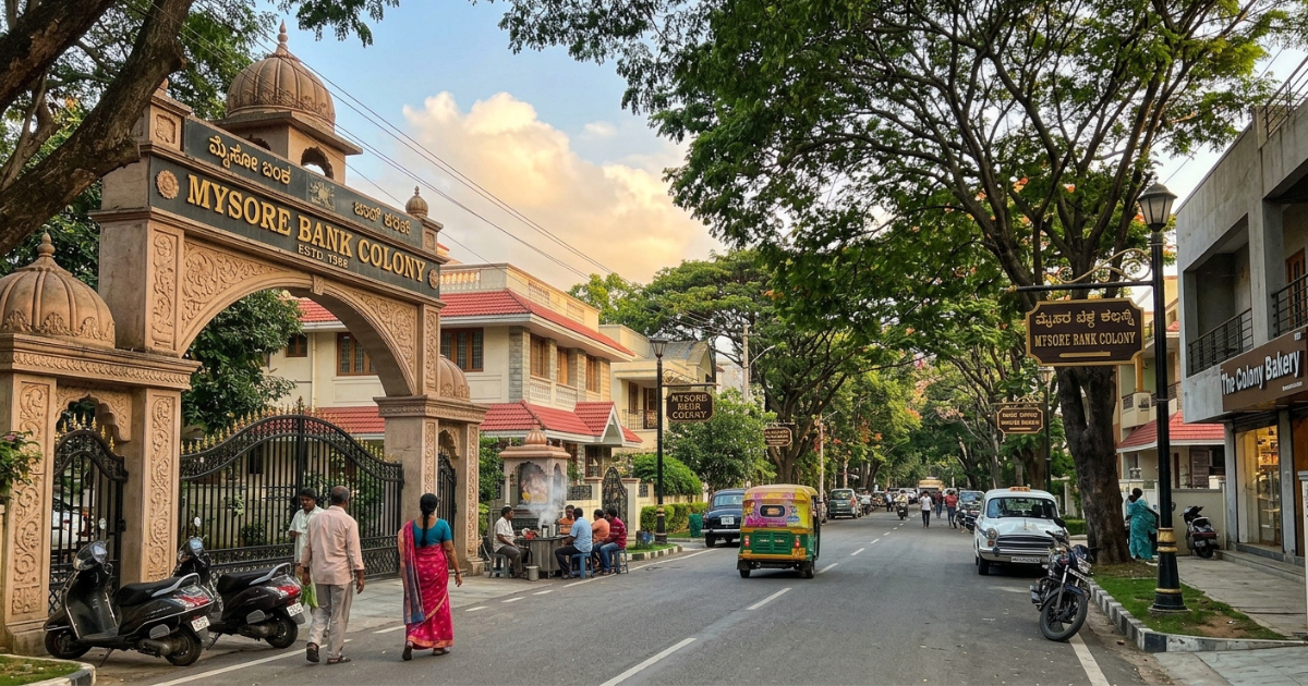 mysore bank colony for drive