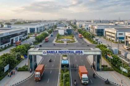 narela industrial area with plastics units