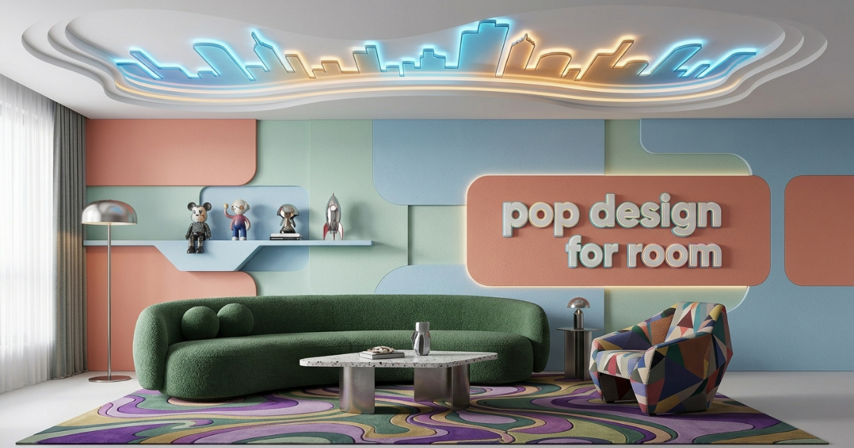 pop design for room feels ideas