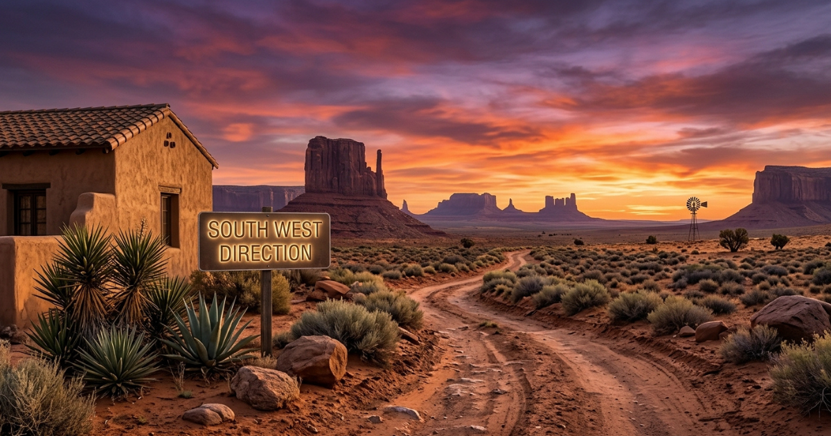 south west direction for happiness